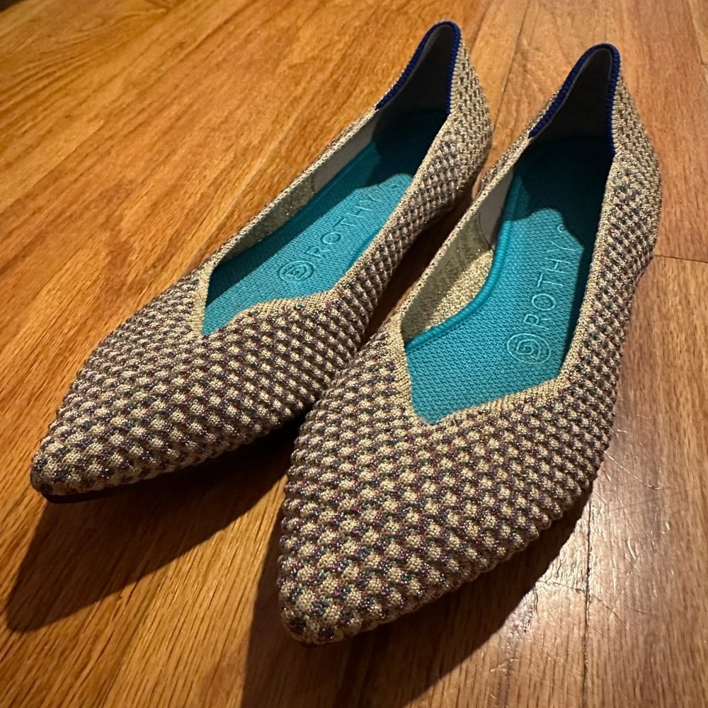 Rothys Limited Edition Multi Metallic Sparkling Points